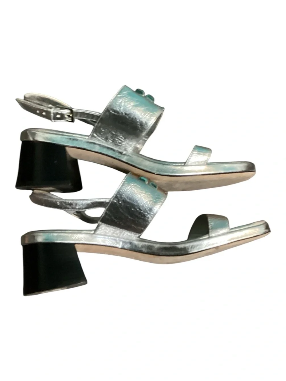 Eleanor Strappy Slingback Mid Heel Sandals